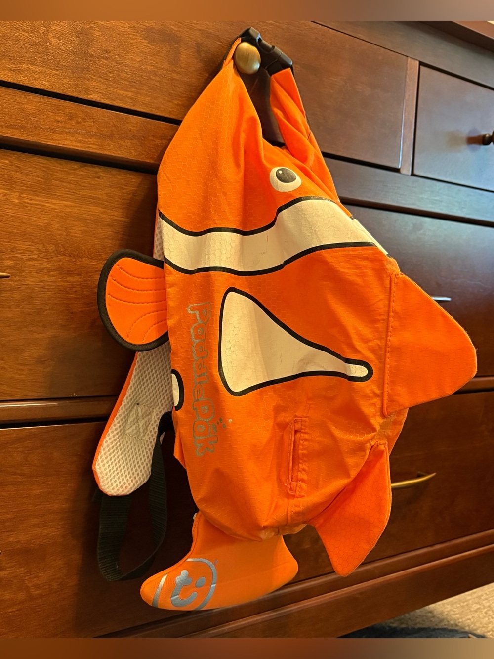 Swim Lesson Backpack Trunki PaddlePak in Chuckles the Clown Fish Small